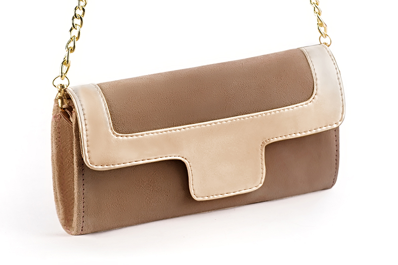 Pochette 2024 femme beige